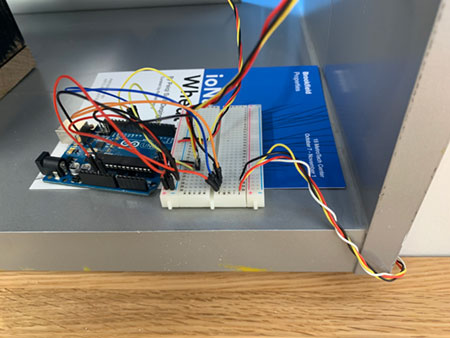 final arduino layout and circuit