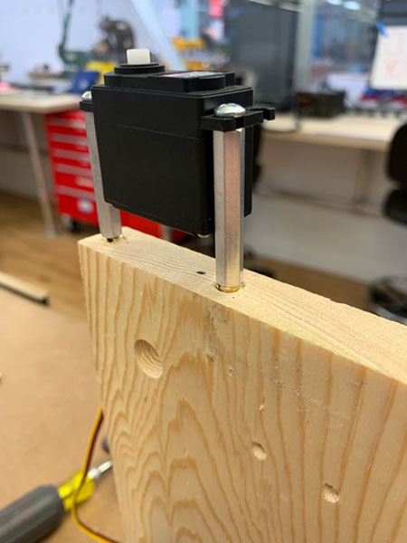 servo mount test