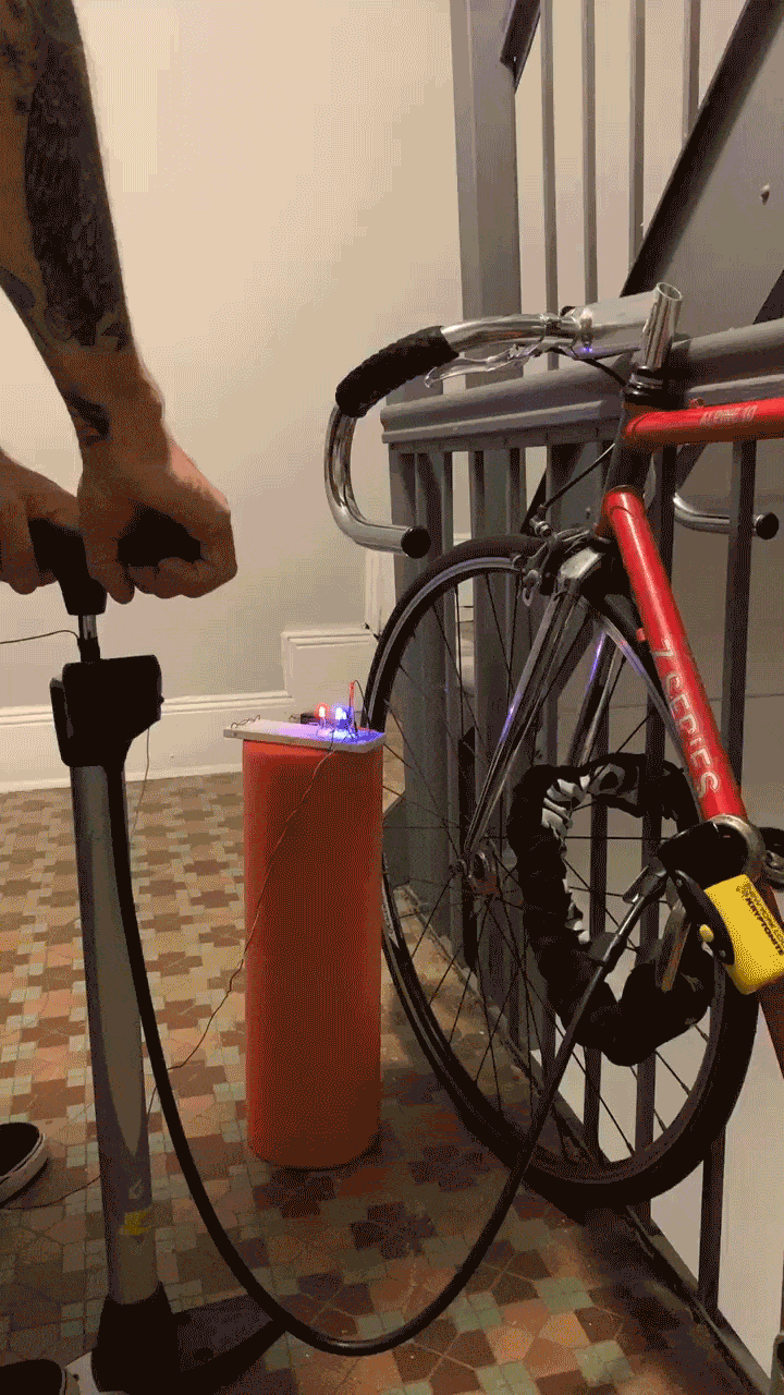 simple bike pump switch